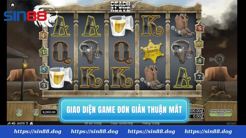 Giao diện game đơn giản, đẹp mắt